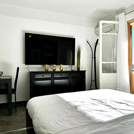 公寓 Vue Terrasse A 1min Des Plages 胡安莱潘